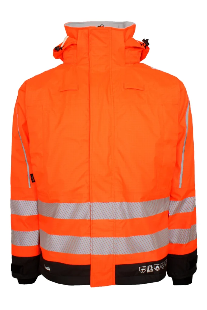 Multinorm Hi-Vis jakke i kraftig rivfast kvalitet