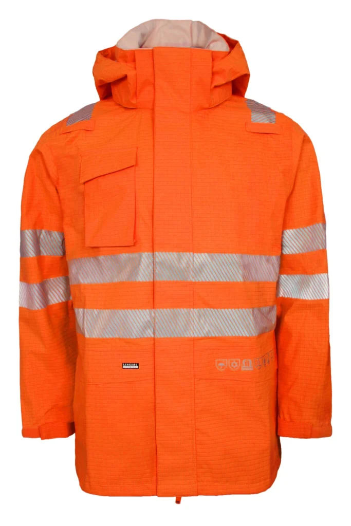 Multinorm Hi-Vis jakke i kraftig rivfast kvalitet