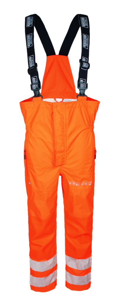 Multinorm Hi-Vis overalls i kraftig rivfast kvalitet