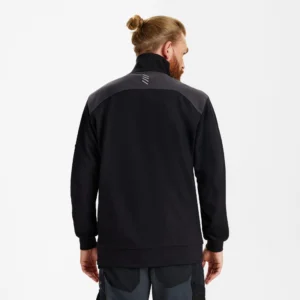 Entire sweat cardigan med krave