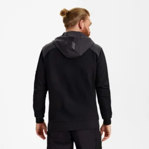 Entire sweat cardigan med hætte