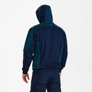 Galaxy sweat cardigan med hætte