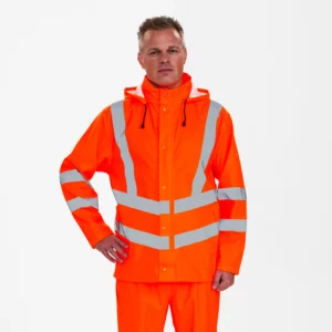 Safety regnjakke
