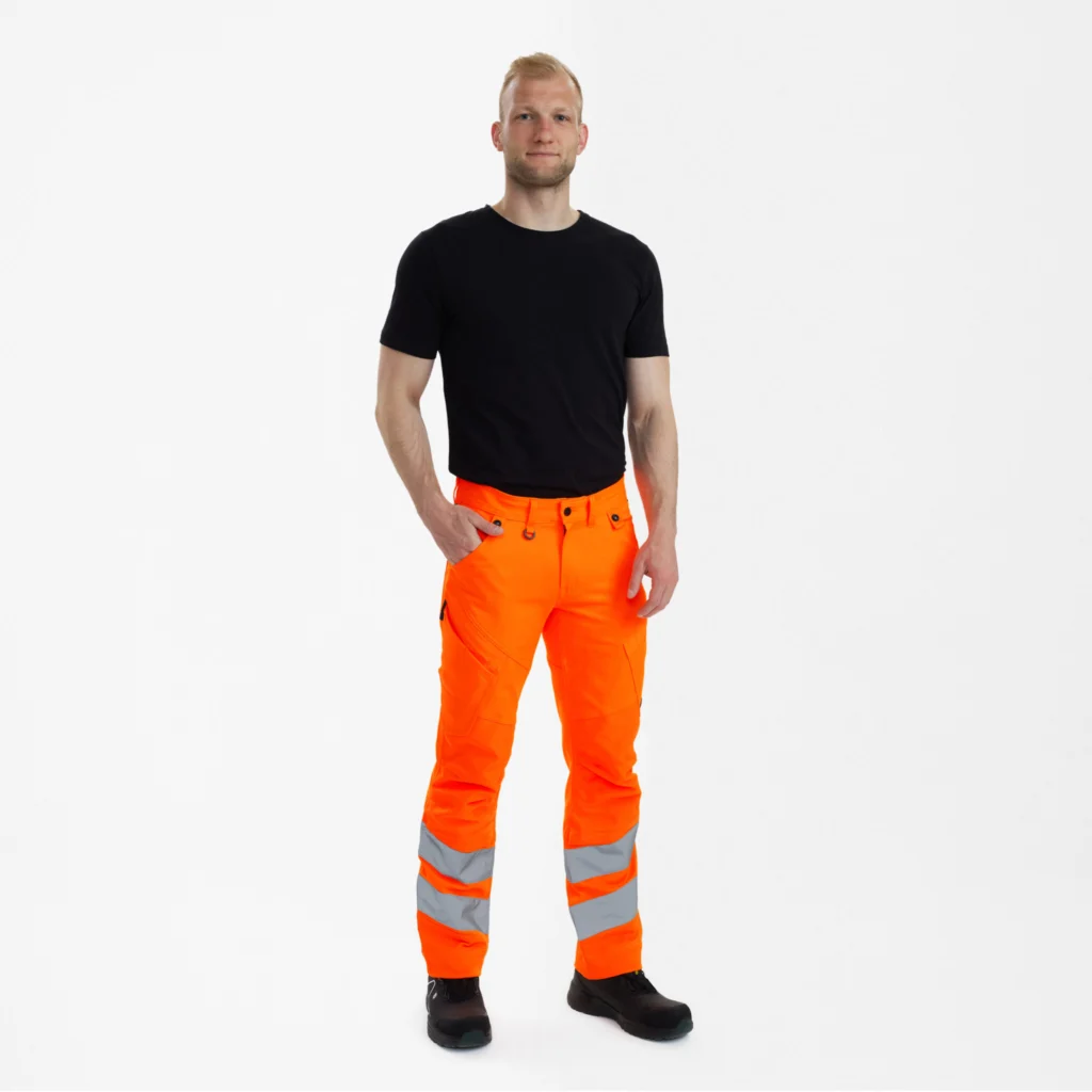 Safety arbejdsbukser med 2-vejs stræk