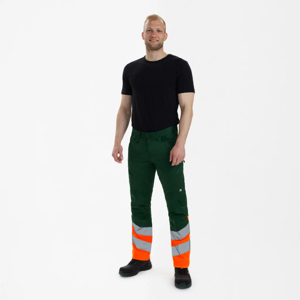 Safety arbejdsbukser med 2-vejs stræk