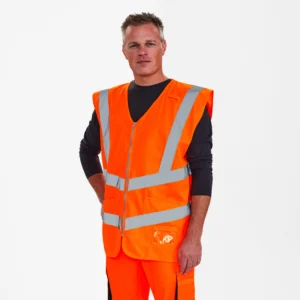 Safety vejvest med lynlås