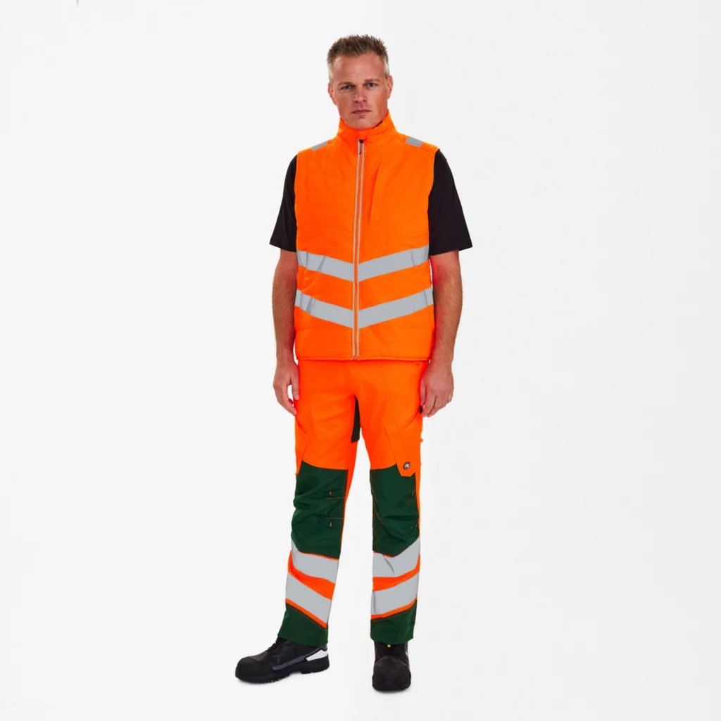 Safety quiltet vest