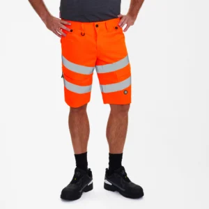 Safety arbejdsshorts med 2-vejs stræk