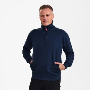 Extend sweatshirt med høj krave