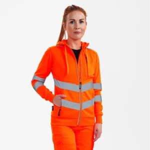 Safety dame sweat cardigan