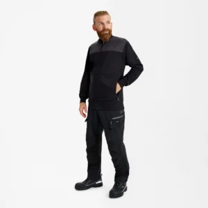 Entire sweat cardigan med krave