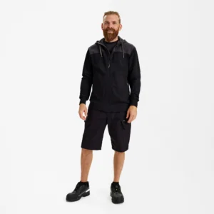 Entire sweat cardigan med hætte