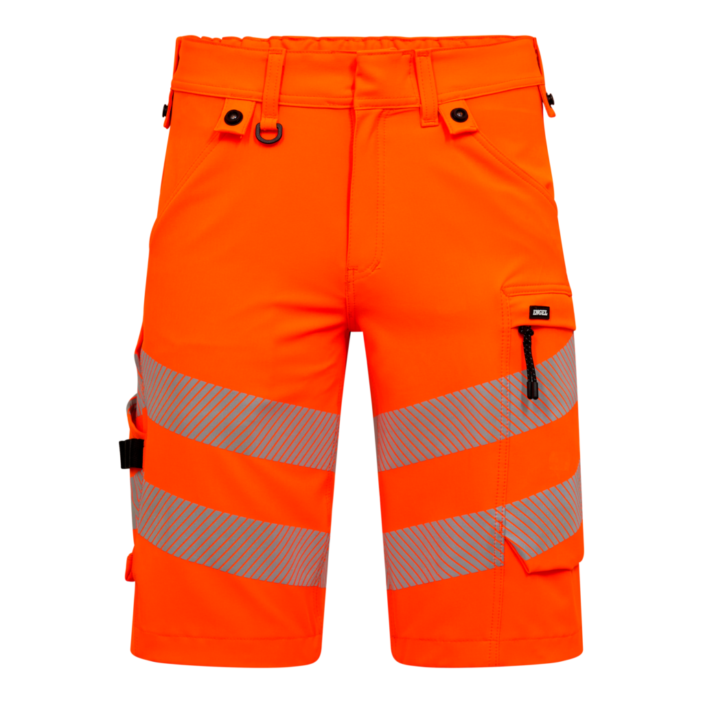 Safety arbejdsshorts med 4-vejs stræk