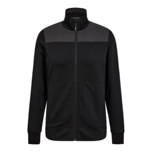 Entire dame sweat cardigan med krave