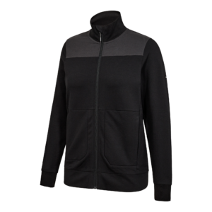 Entire dame sweat cardigan med krave