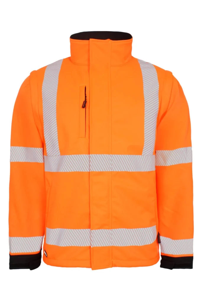Åndbar Hi-Vis softshell jakke