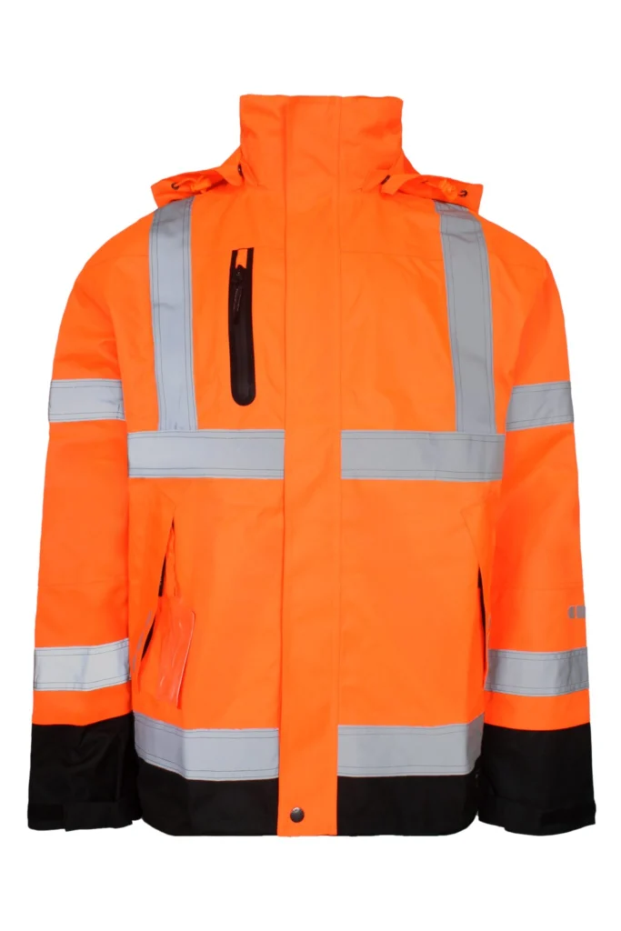 Åndbar Hi-Vis skaljakke i robust og slidstærk håndværker kvalitet