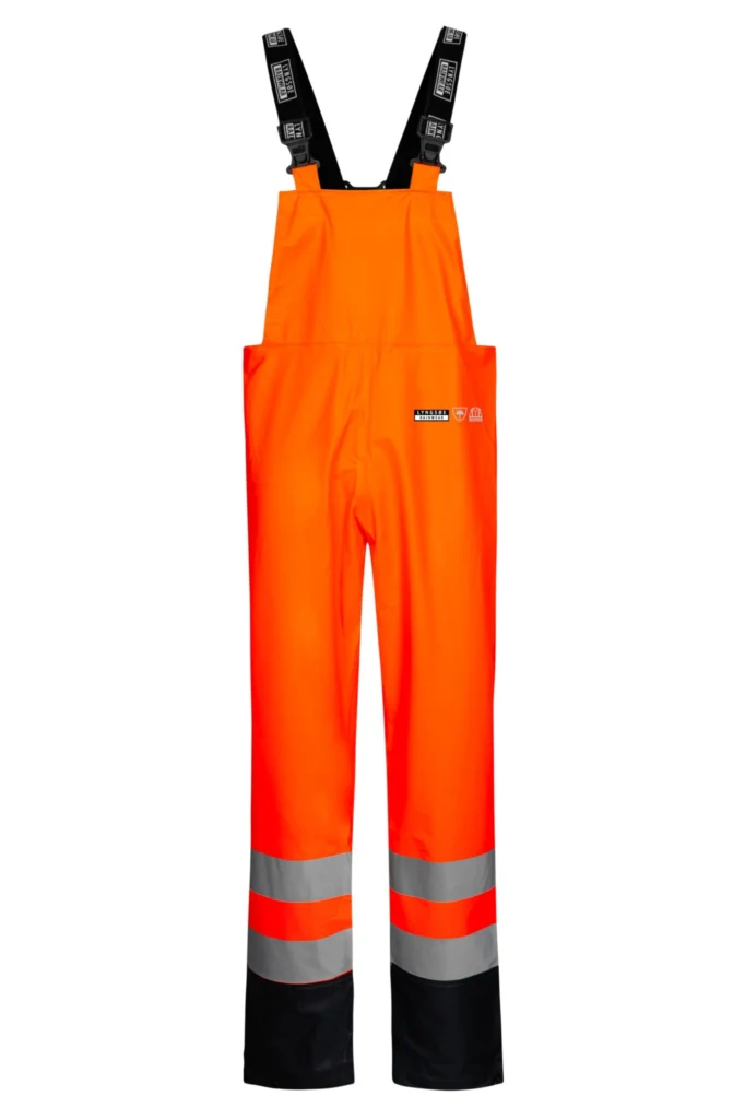 Hi-Vis regnoveralls i PU kvalitet
