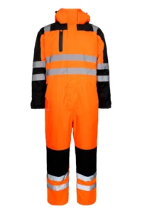 Hi-Vis vinterkedeldragt i kraftig polyester kvalitet med quiltet foer