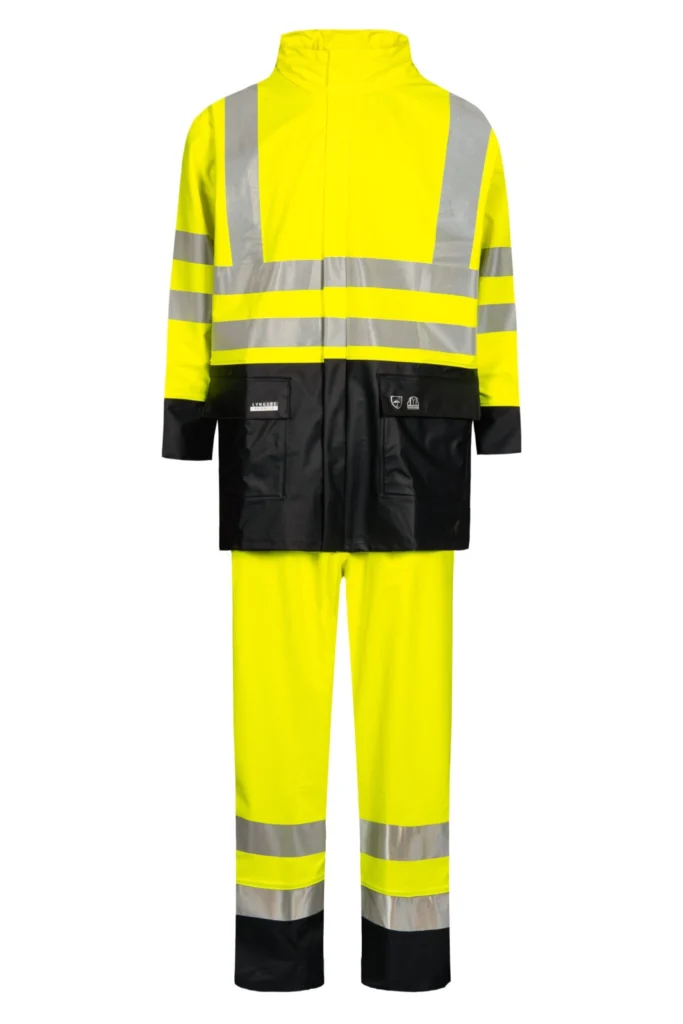 Hi-Vis regnsæt i PU kvalitet