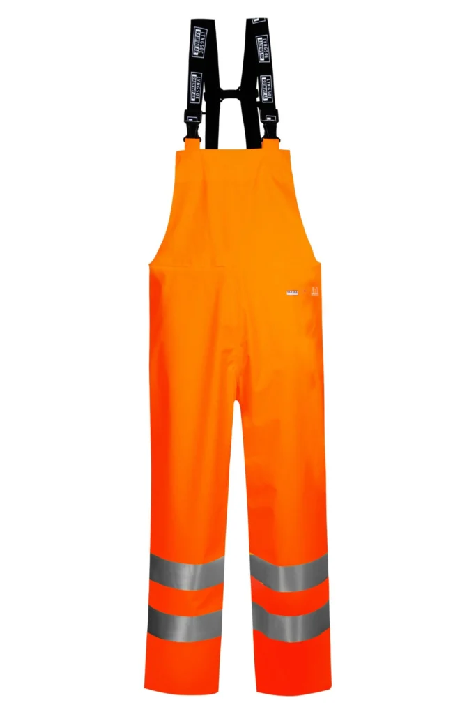 Hi-Vis regnoveralls i PU kvalitet